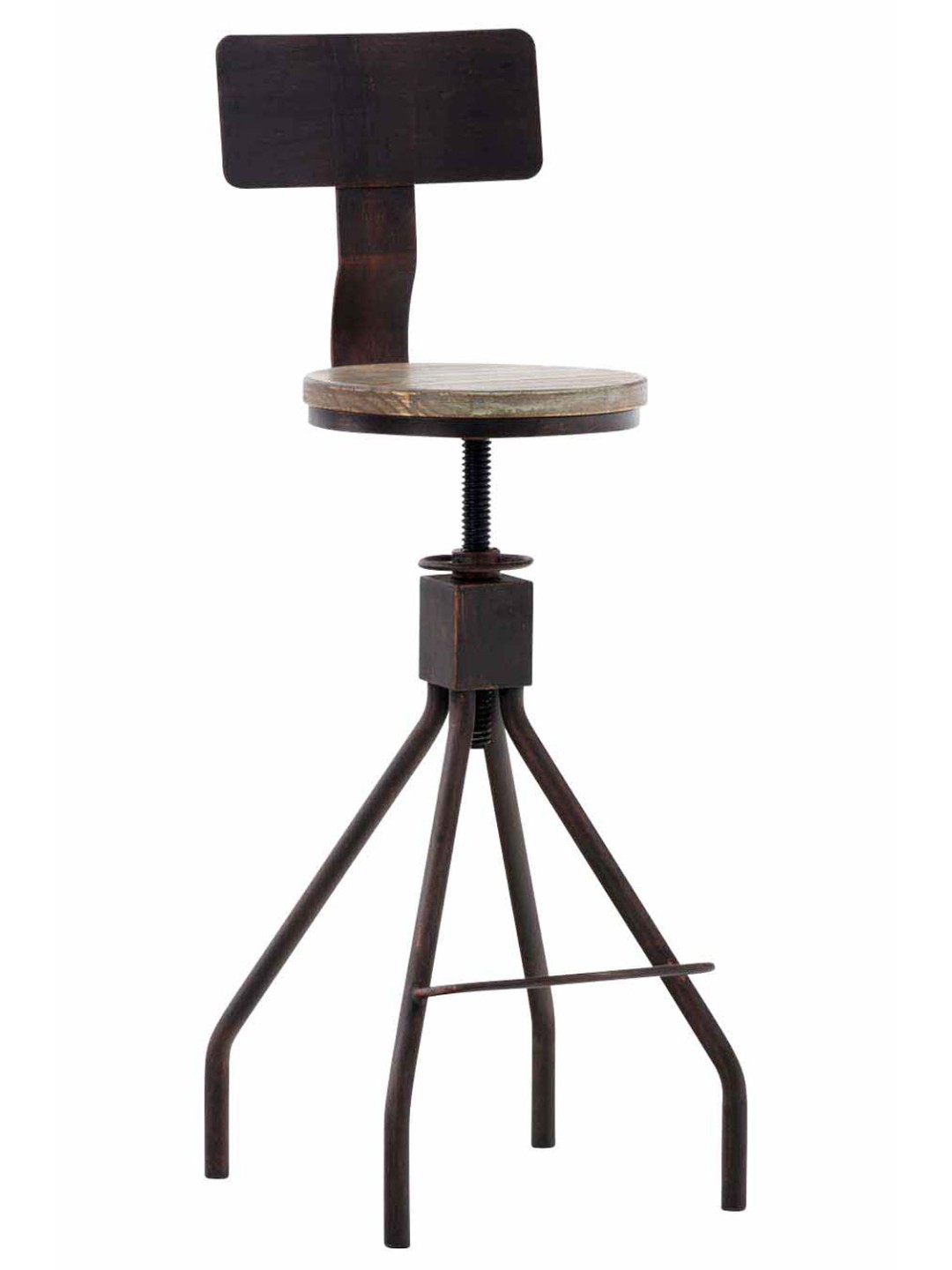 Tabouret de bar Elko, bronze