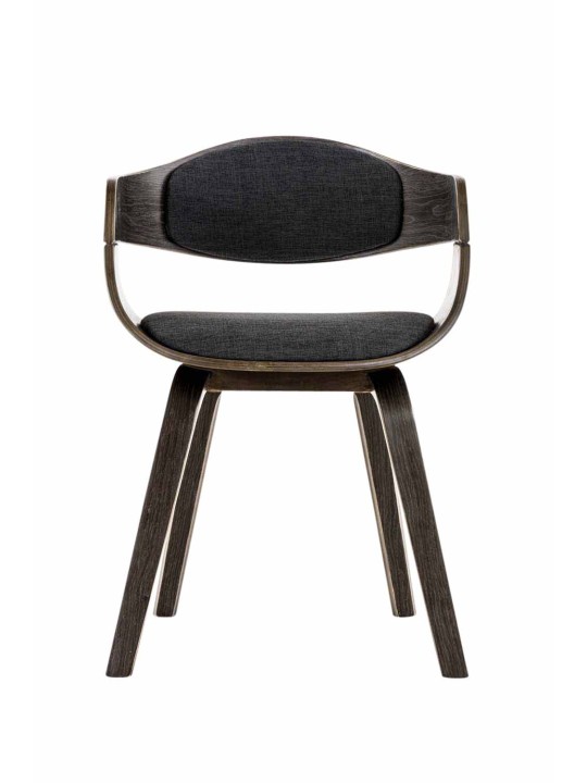 Chaise visiteur Kingston tissu, gris/gris foncé Chaise visiteur Kingston tissu, gris/gris foncé