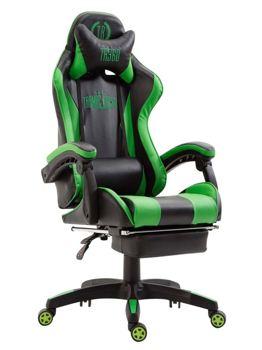 Chaise de bureau Ignite simili cuir, noir/vert Chaise de bureau Ignite simili cuir, noir/vert