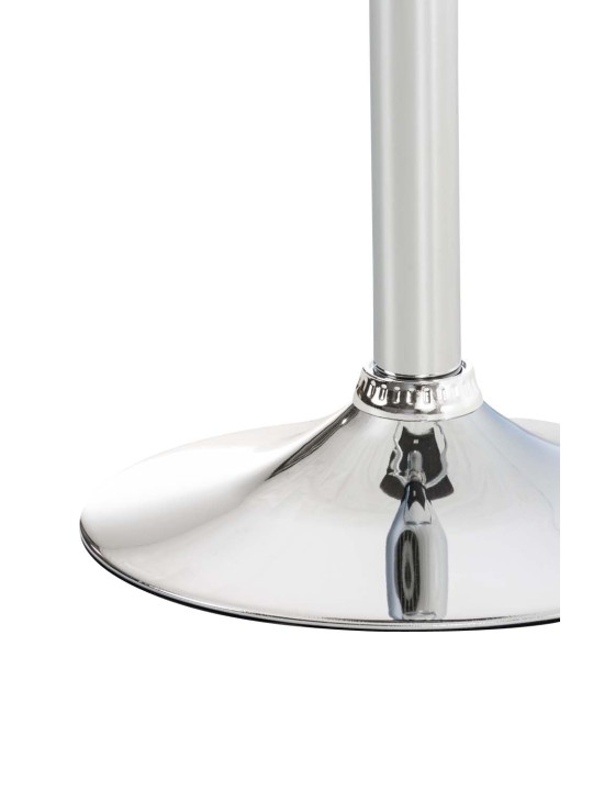 Lot de 2 tabourets de bar Hoover tissu chrome, bleu