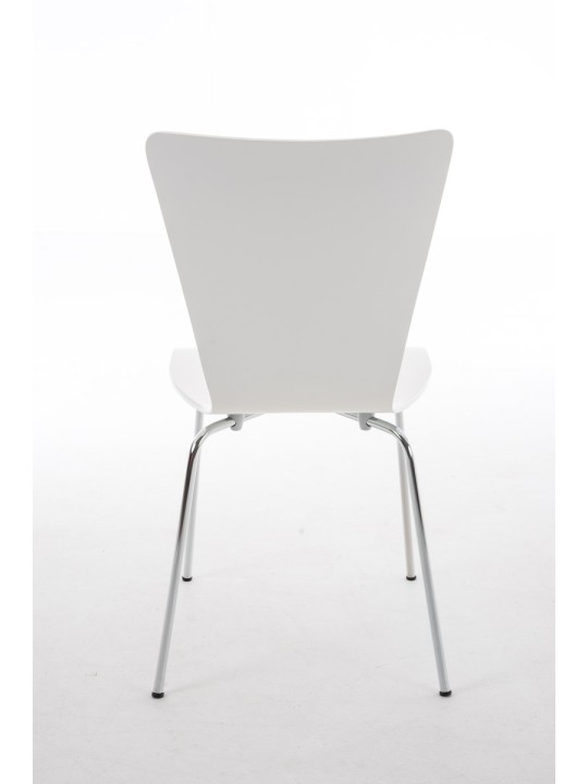 Lot de 2 chaises visiteur Aaron, blanc