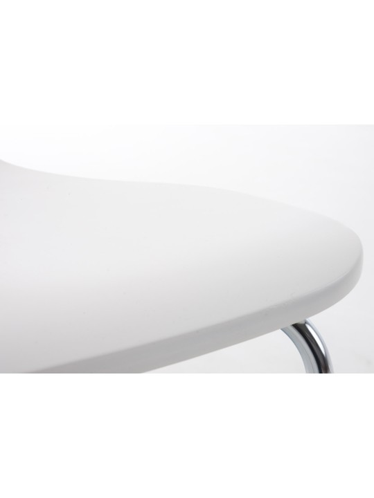 Lot de 2 chaises visiteur Aaron, blanc