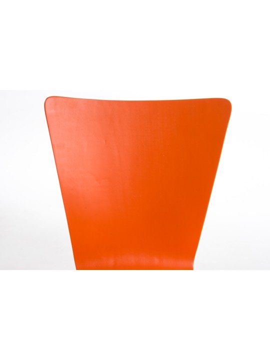 Lot de 2 chaises visiteur Aaron, orange