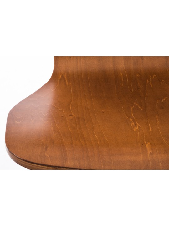 Lot de 2 chaises visiteur Aaron, brun