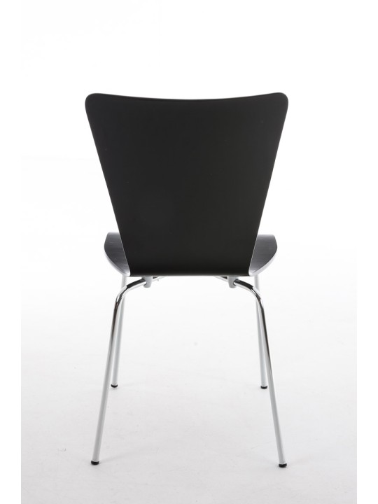 Lot de 2 chaises visiteur Aaron, noir