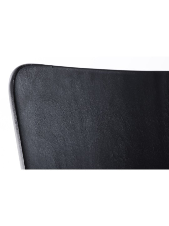 Lot de 2 chaises visiteur Aaron, noir