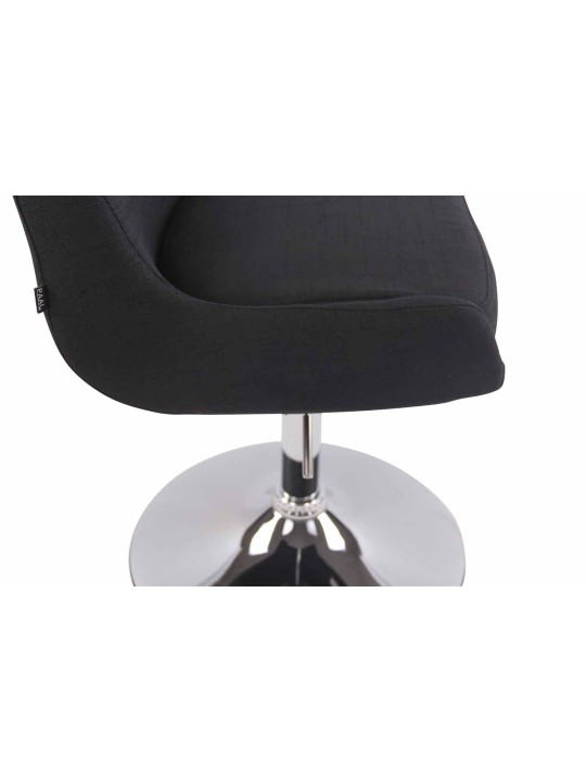 Tissu Lounger Club, noir