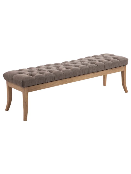 Banc Ramses tissu antique-clair 150, taupe Banc Ramses tissu antique-clair 150, taupe