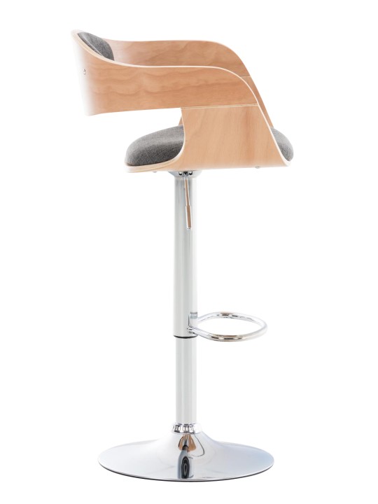 Tabouret de bar Kingston C tissu, naturel/gris clair Tabouret de bar Kingston C tissu, naturel/gris clair