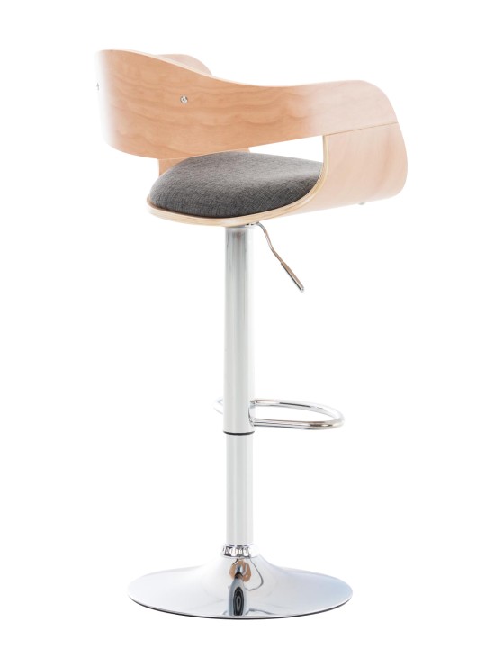 Tabouret de bar Kingston C tissu, naturel/gris clair Tabouret de bar Kingston C tissu, naturel/gris clair