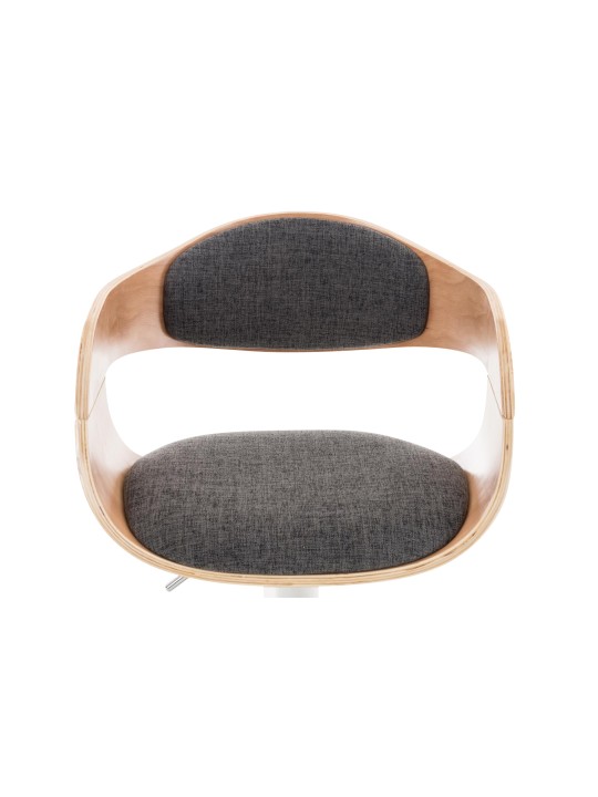 Tabouret de bar Kingston C tissu, naturel/gris clair Tabouret de bar Kingston C tissu, naturel/gris clair