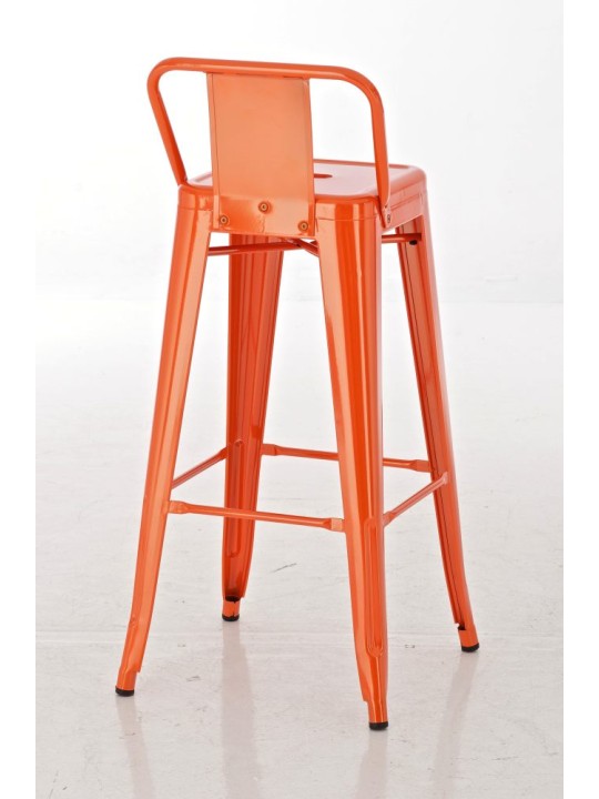 Lot de 2 tabourets de bar Mason, orange