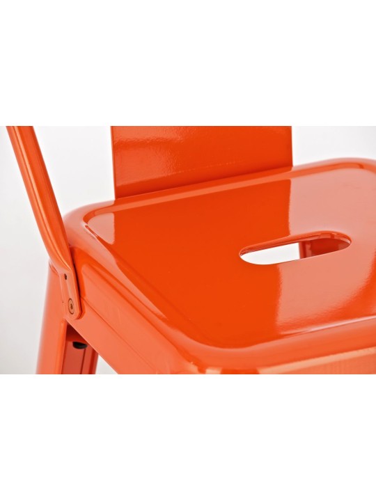 Lot de 2 tabourets de bar Mason, orange