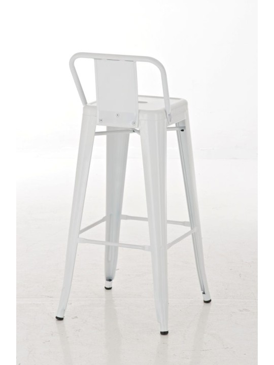 Lot de 2 tabourets de bar Mason, blanc