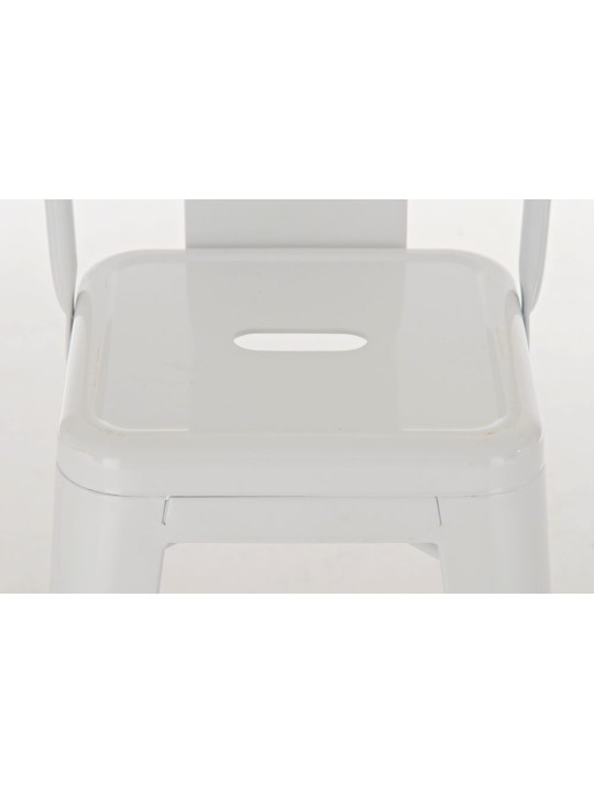 Lot de 2 tabourets de bar Mason, blanc