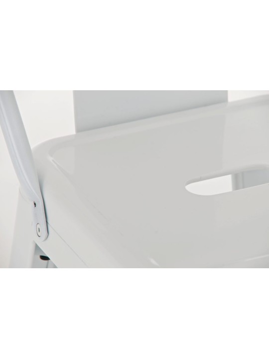 Lot de 2 tabourets de bar Mason, blanc