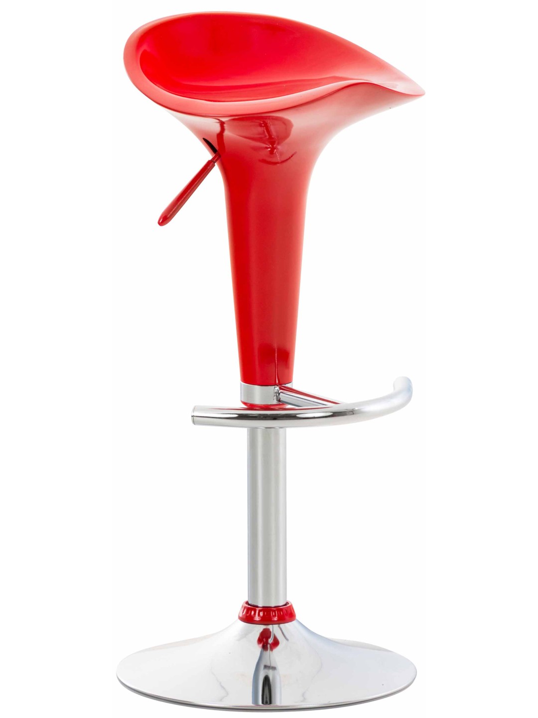 Tabouret de bar Saddle, rouge