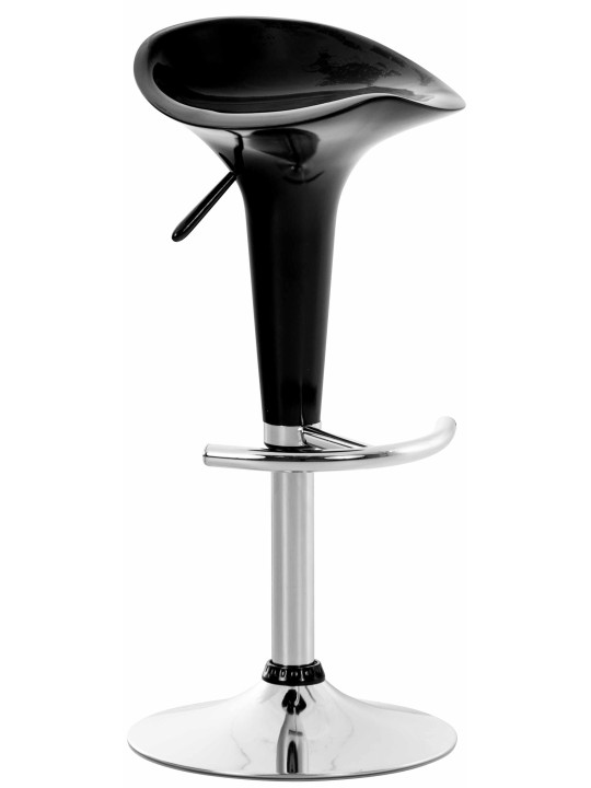 Tabouret de bar Saddle, noir