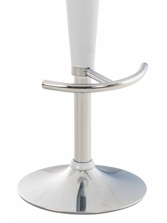 Tabouret de bar Saddle, blanc