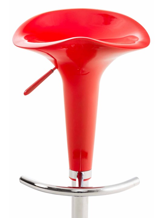 Tabouret de bar Saddle, rouge