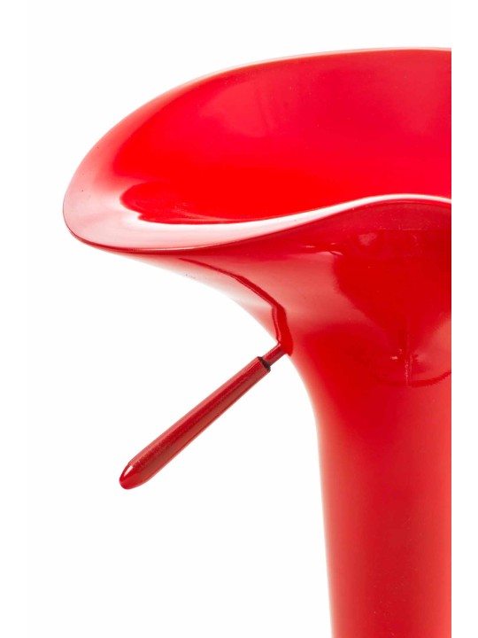 Tabouret de bar Saddle, rouge