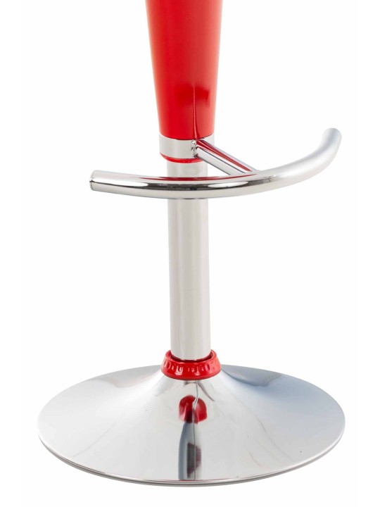 Tabouret de bar Saddle, rouge