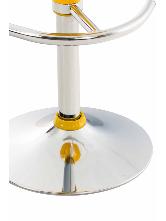 Tabouret de bar Saddle, jaune