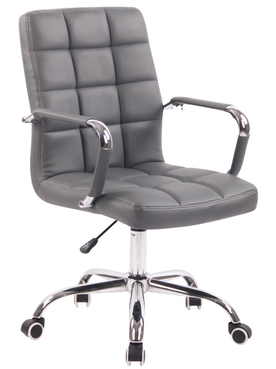 Chaise de bureau Deli, gris