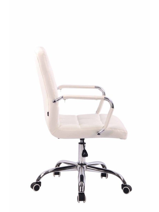 Chaise de bureau Deli, blanc
