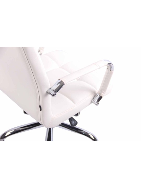 Chaise de bureau Deli, blanc