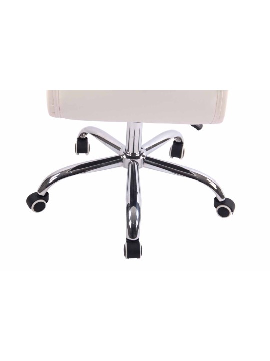 Chaise de bureau Deli, blanc