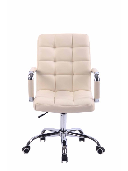 Chaise de bureau Deli, crème