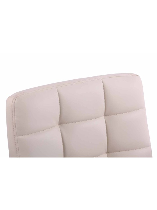 Chaise de bureau Deli, crème