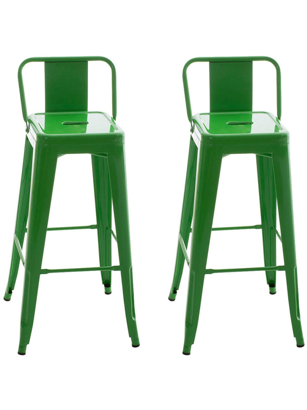 Lot de 2 tabourets de bar Mason, vert