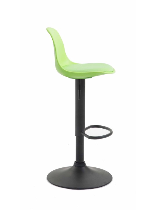 Tabouret de bar Kiel simili cuir, vert