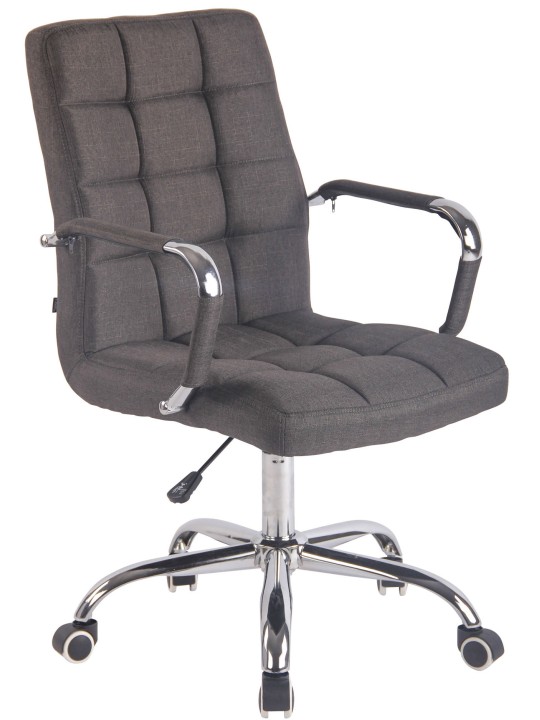 Chaise de bureau Deli tissu, gris foncé Chaise de bureau Deli tissu, gris foncé