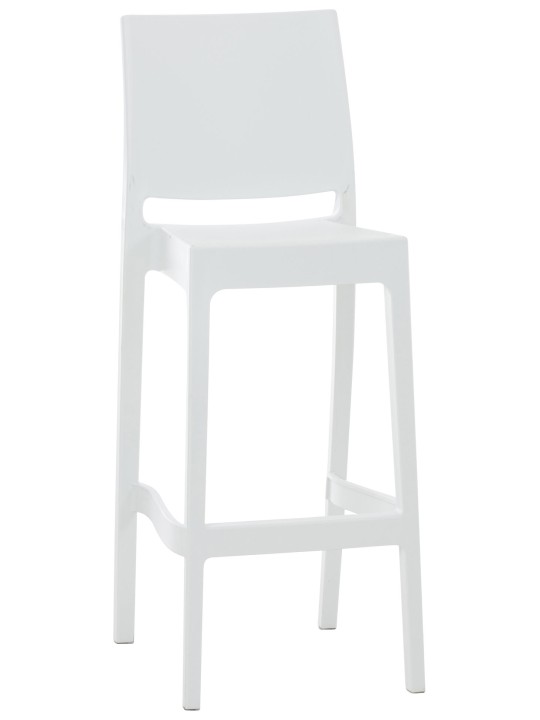 Tabouret de bar Maya, blanc Tabouret de bar Maya, blanc