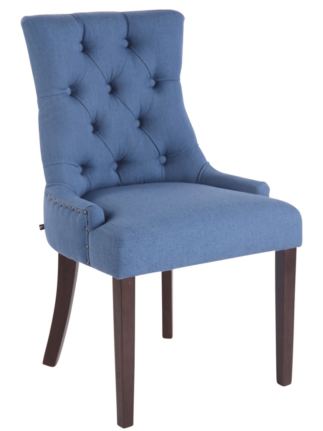 Chaise de salle à manger Aberdeen tissu antique, bleu