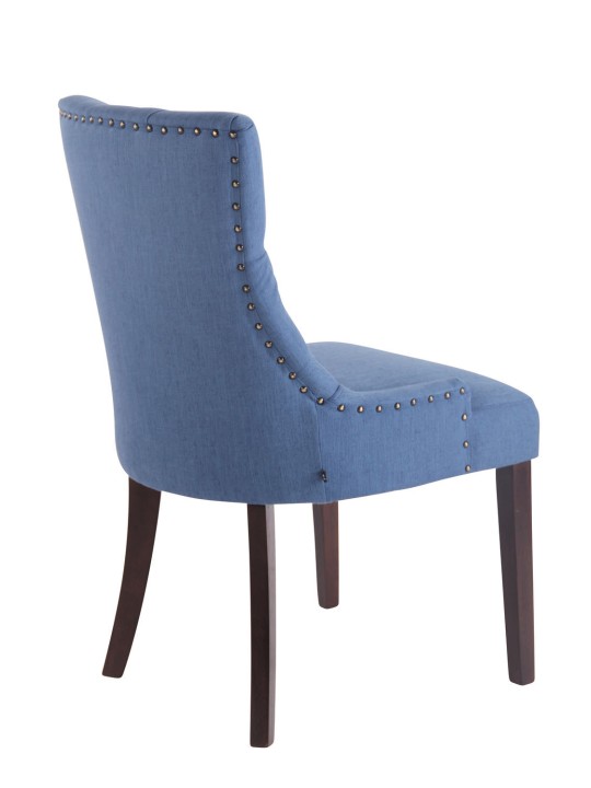Chaise de salle à manger Aberdeen tissu antique, bleu