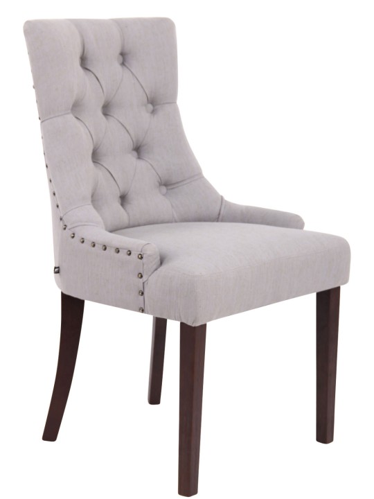 Chaise de salle à manger Aberdeen tissu antique, gris