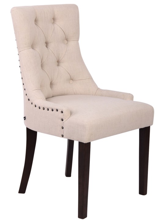 Chaise de salle à manger Aberdeen tissu antique, crème