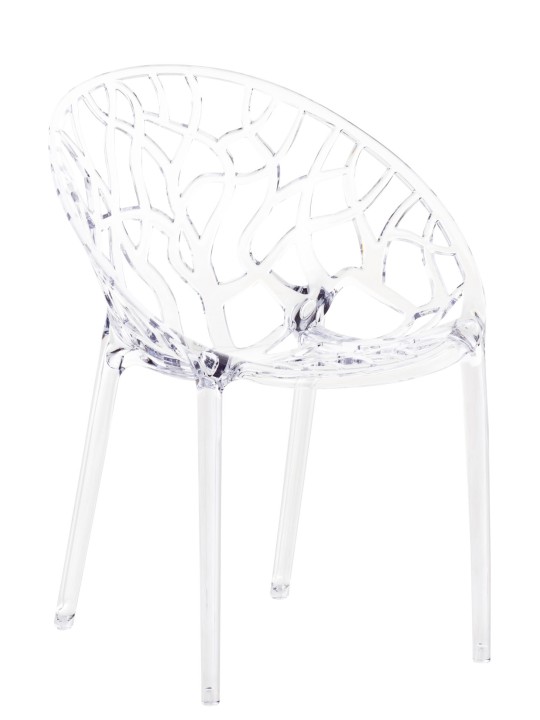 Chaise empilable CRYSTAL, transparent