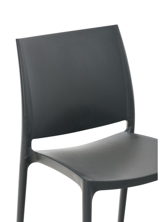 Chaise MAYA, gris foncé