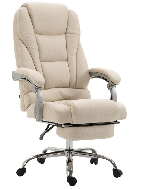 Chaise de bureau tissu Pacific, crème Chaise de bureau tissu Pacific, crème
