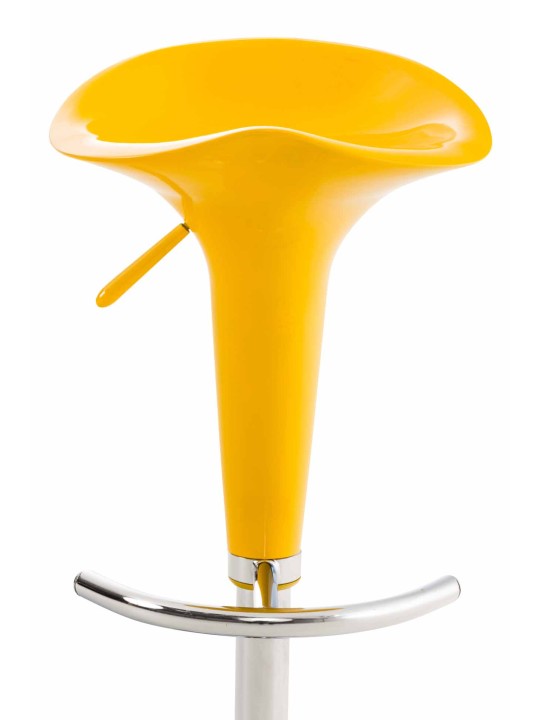 Lot de 2 tabourets de bar Saddle, jaune
