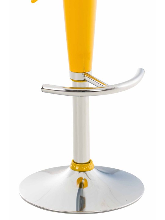 Lot de 2 tabourets de bar Saddle, jaune