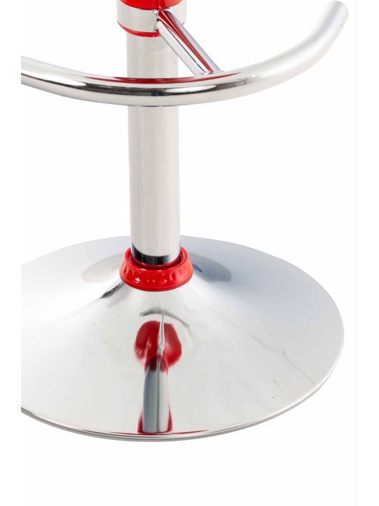 Lot de 2 tabourets de bar Saddle, rouge