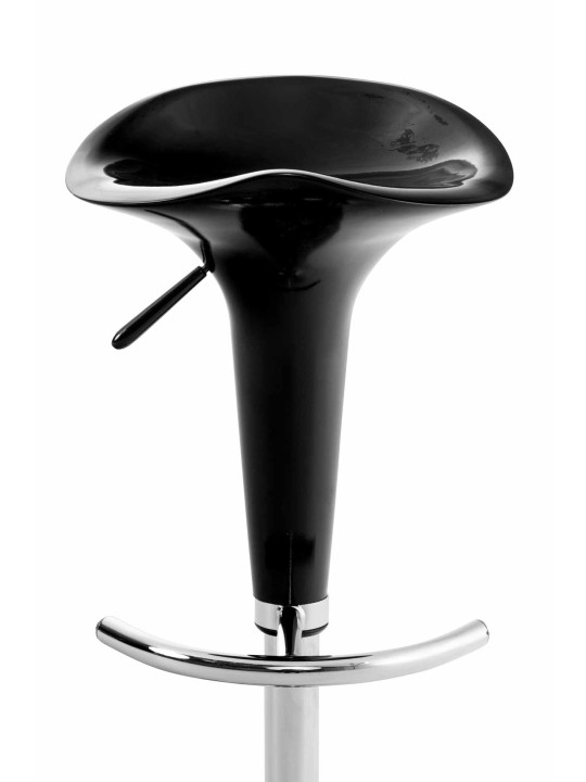 Lot de 2 tabourets de bar Saddle, noir