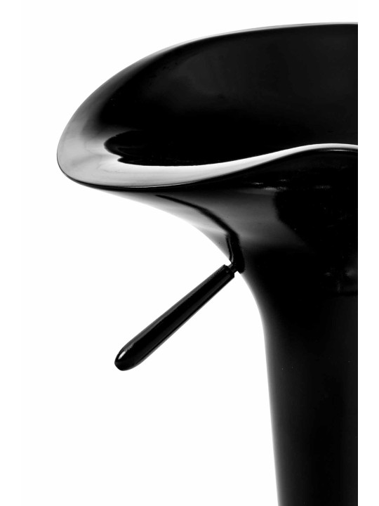 Lot de 2 tabourets de bar Saddle, noir