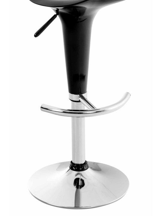 Lot de 2 tabourets de bar Saddle, noir